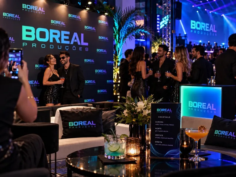 Lounge com a marca Boreal